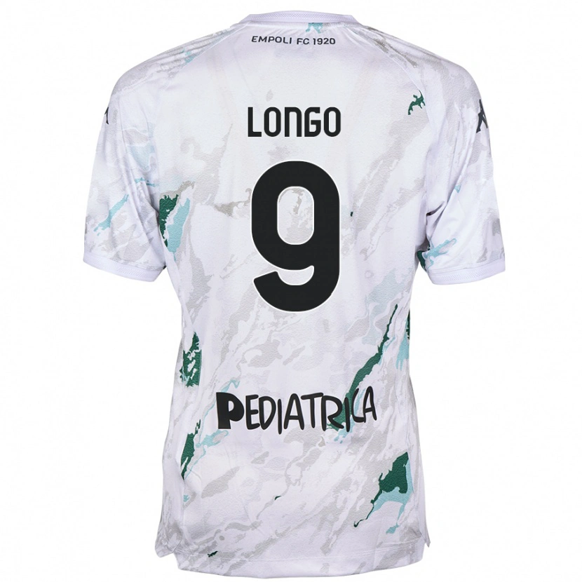 Danxen Mænd Mattia Longo #9 Grå Udebane Spillertrøjer 2024/25 Trøje T-Shirt