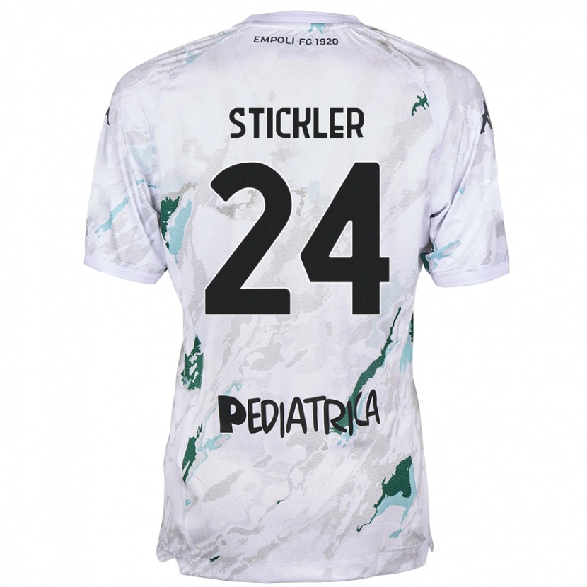 Danxen Mænd Mateo Stickler #24 Grå Udebane Spillertrøjer 2024/25 Trøje T-Shirt