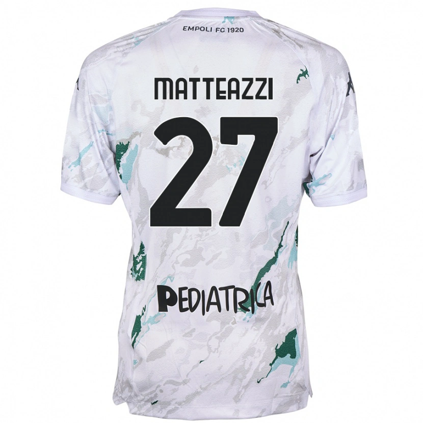 Danxen Mænd Ernesto Matteazzi #27 Grå Udebane Spillertrøjer 2024/25 Trøje T-Shirt