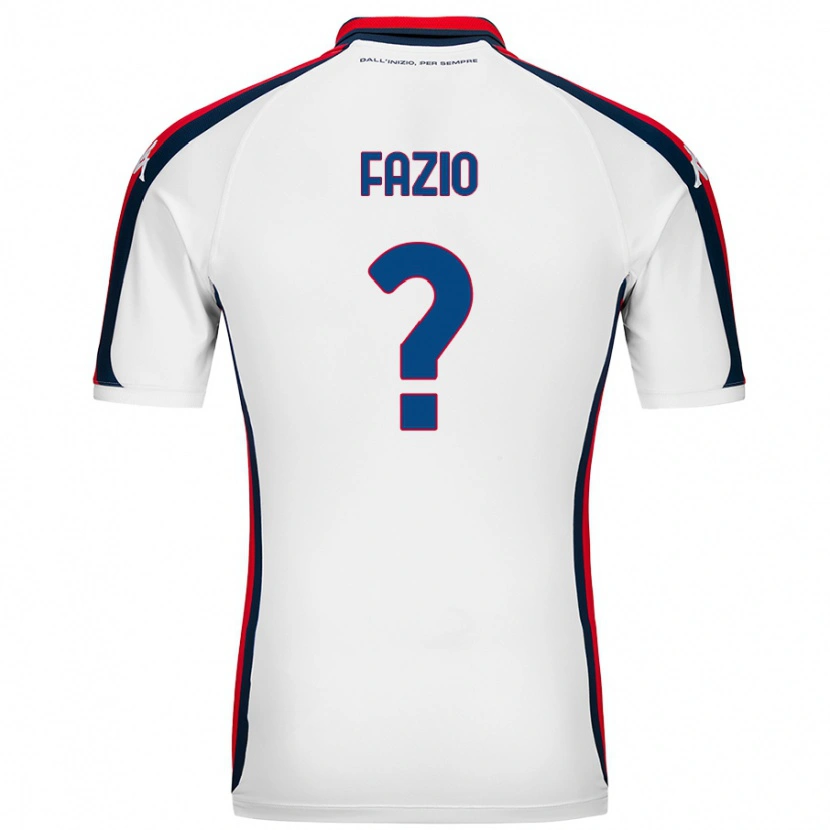 Danxen Mænd Lorenzo Fazio #0 Hvid Udebane Spillertrøjer 2024/25 Trøje T-Shirt