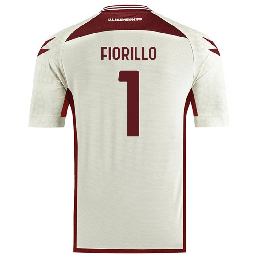 Danxen Mænd Vincenzo Fiorillo #1 Creme Farve Udebane Spillertrøjer 2024/25 Trøje T-Shirt
