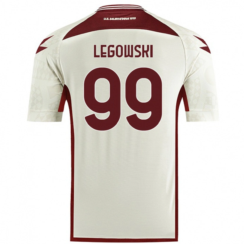 Danxen Mænd Mateusz Legowski #99 Creme Farve Udebane Spillertrøjer 2024/25 Trøje T-Shirt
