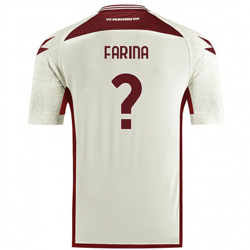 Danxen Mænd Alfredo Farina #0 Creme Farve Udebane Spillertrøjer 2024/25 Trøje T-Shirt