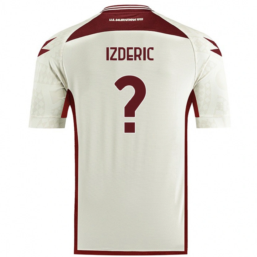 Danxen Mænd Luka Izderic #0 Creme Farve Udebane Spillertrøjer 2024/25 Trøje T-Shirt