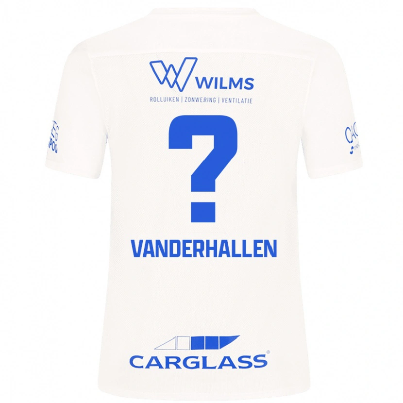 Danxen Mænd Yari Vanderhallen #0 Hvid Udebane Spillertrøjer 2024/25 Trøje T-Shirt