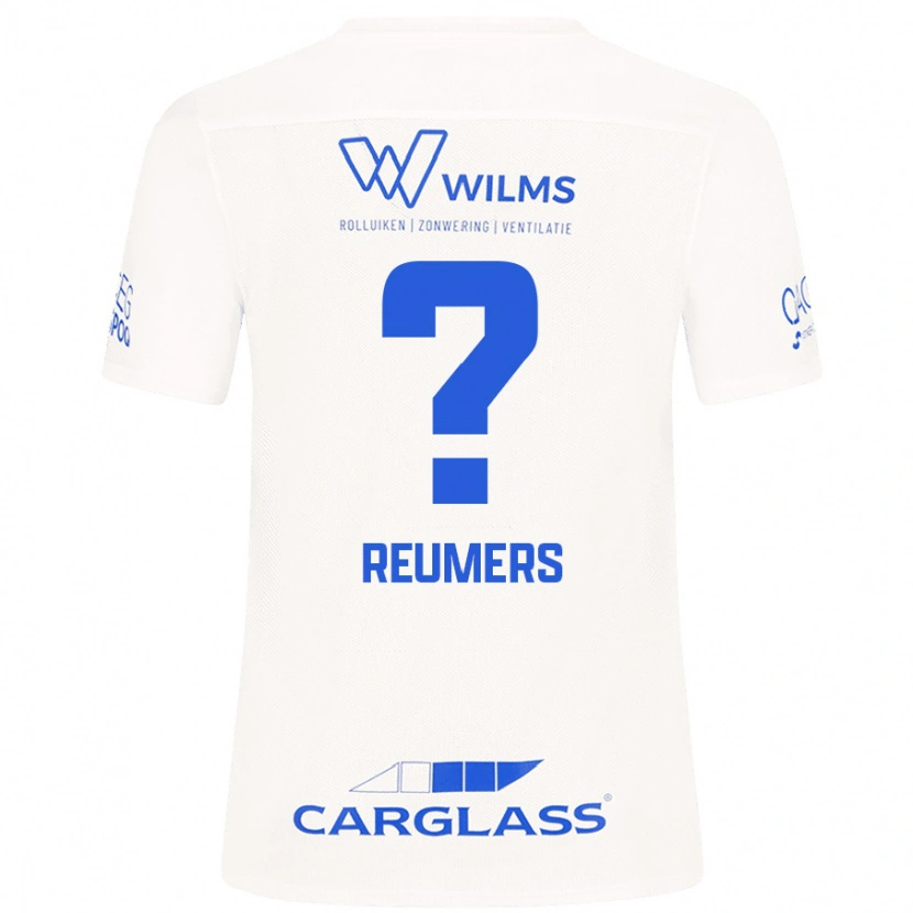 Danxen Mænd Alexander Reumers #0 Hvid Udebane Spillertrøjer 2024/25 Trøje T-Shirt