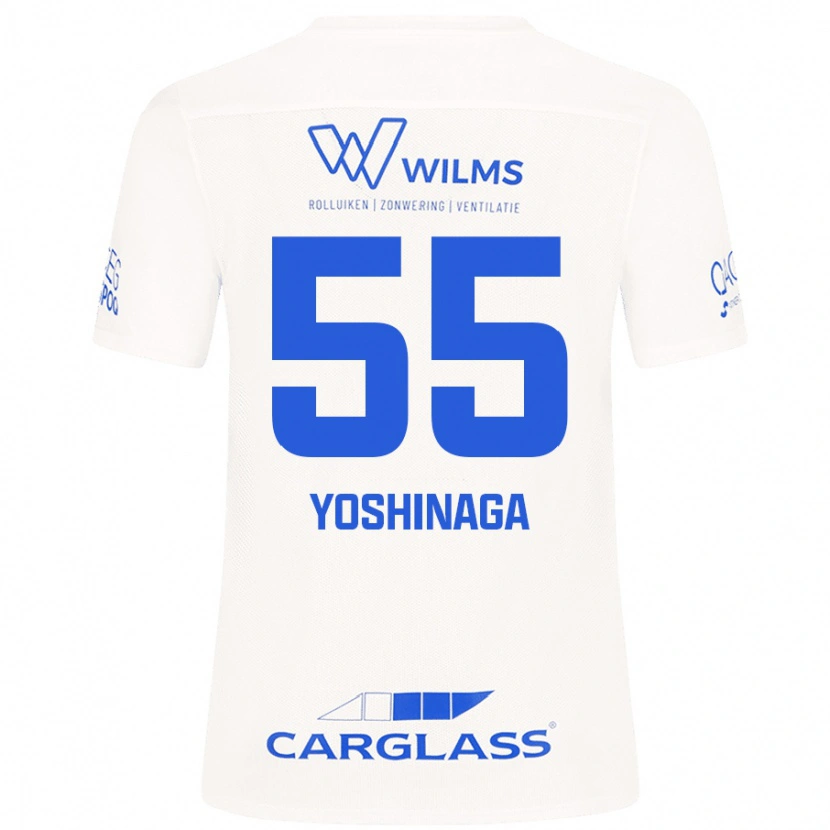 Danxen Mænd Yumeki Yoshinaga #55 Hvid Udebane Spillertrøjer 2024/25 Trøje T-Shirt