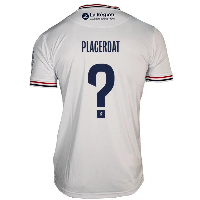 Danxen Mænd Enzo Placerdat #0 Hvid Udebane Spillertrøjer 2024/25 Trøje T-Shirt