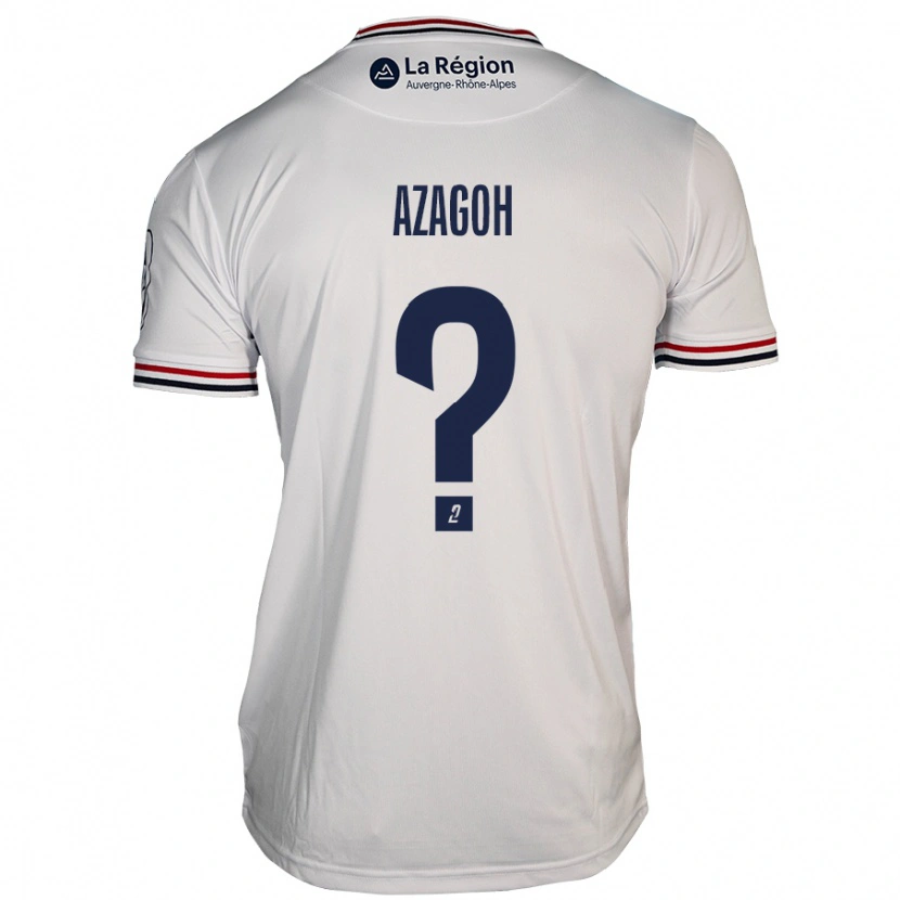 Danxen Mænd Yanis Azagoh #0 Hvid Udebane Spillertrøjer 2024/25 Trøje T-Shirt