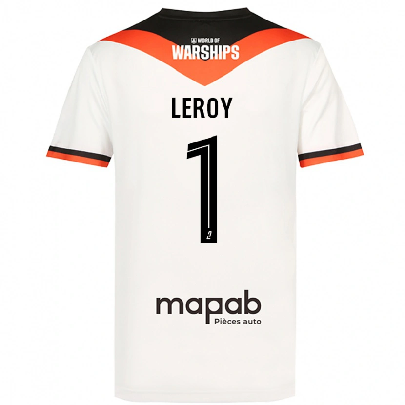 Danxen Mænd Benjamin Leroy #1 Hvid Udebane Spillertrøjer 2024/25 Trøje T-Shirt