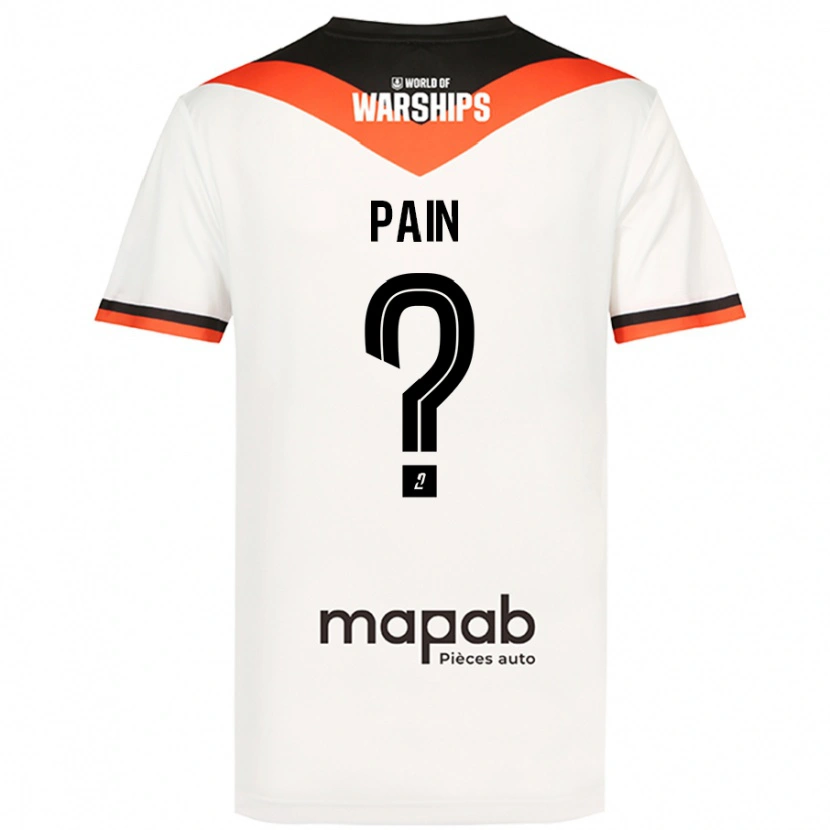 Danxen Mænd Ilan Pain #0 Hvid Udebane Spillertrøjer 2024/25 Trøje T-Shirt