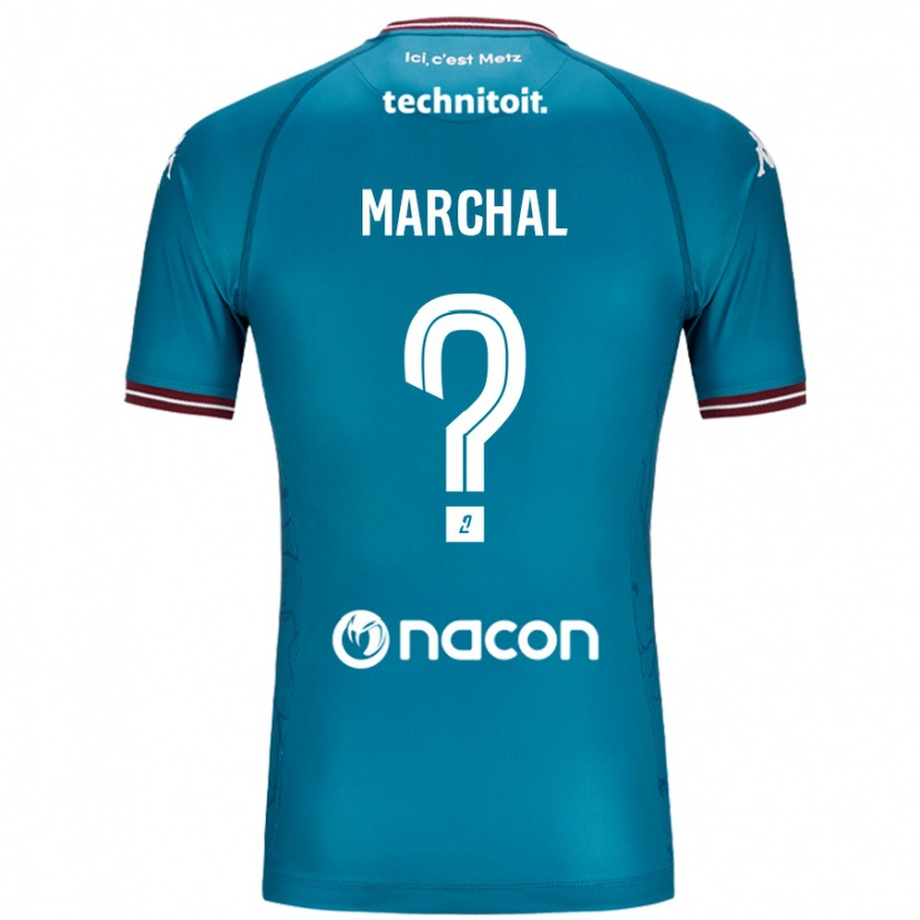 Danxen Mænd Adam Marchal #0 Bleu Benzin Udebane Spillertrøjer 2024/25 Trøje T-Shirt