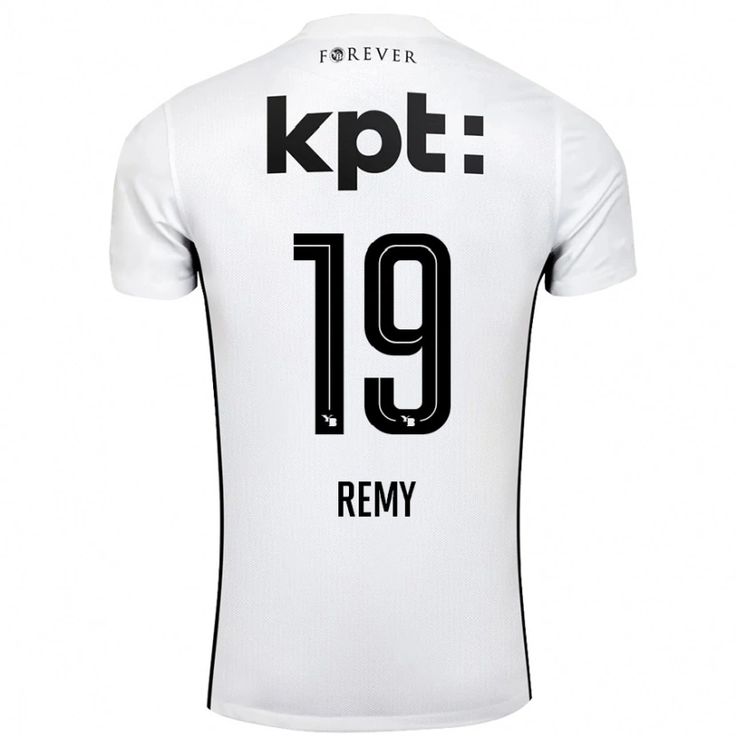 Danxen Mænd Audrey Remy #19 Hvid Sort Udebane Spillertrøjer 2024/25 Trøje T-Shirt