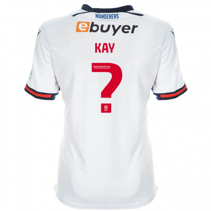 Danxen Kvinder Molly Kay #0 Hvid Hjemmebane Spillertrøjer 2024/25 Trøje T-Shirt
