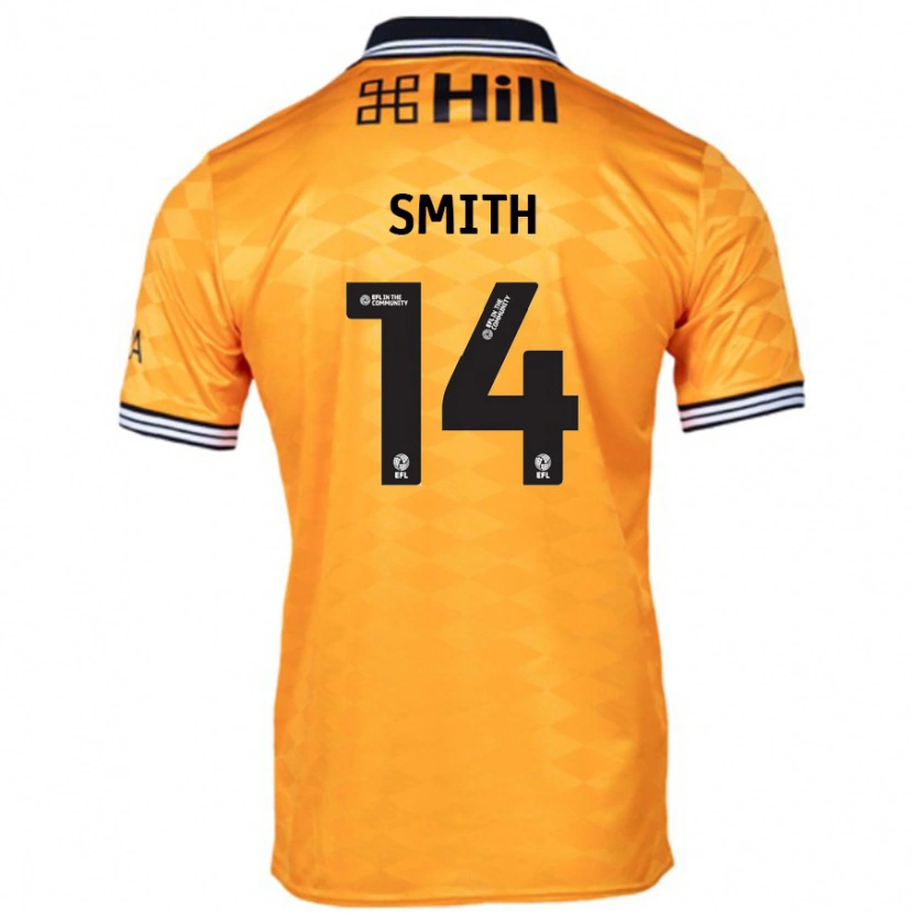 Danxen Kvinder Korey Smith #14 Orange Hjemmebane Spillertrøjer 2024/25 Trøje T-Shirt