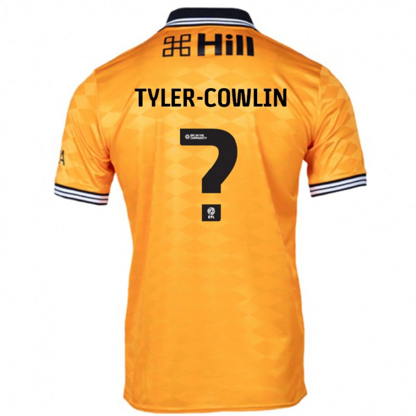 Danxen Kvinder Danny Tyler-Cowlin #0 Orange Hjemmebane Spillertrøjer 2024/25 Trøje T-Shirt