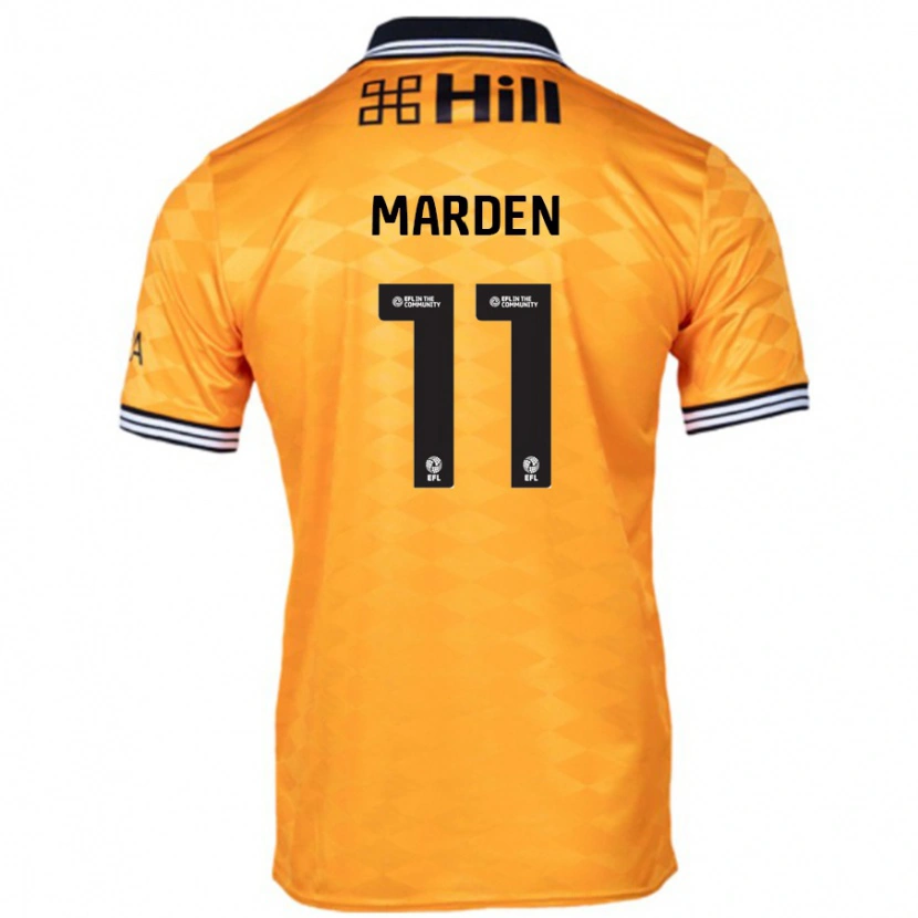 Danxen Kvinder Ella Marden #11 Orange Hjemmebane Spillertrøjer 2024/25 Trøje T-Shirt