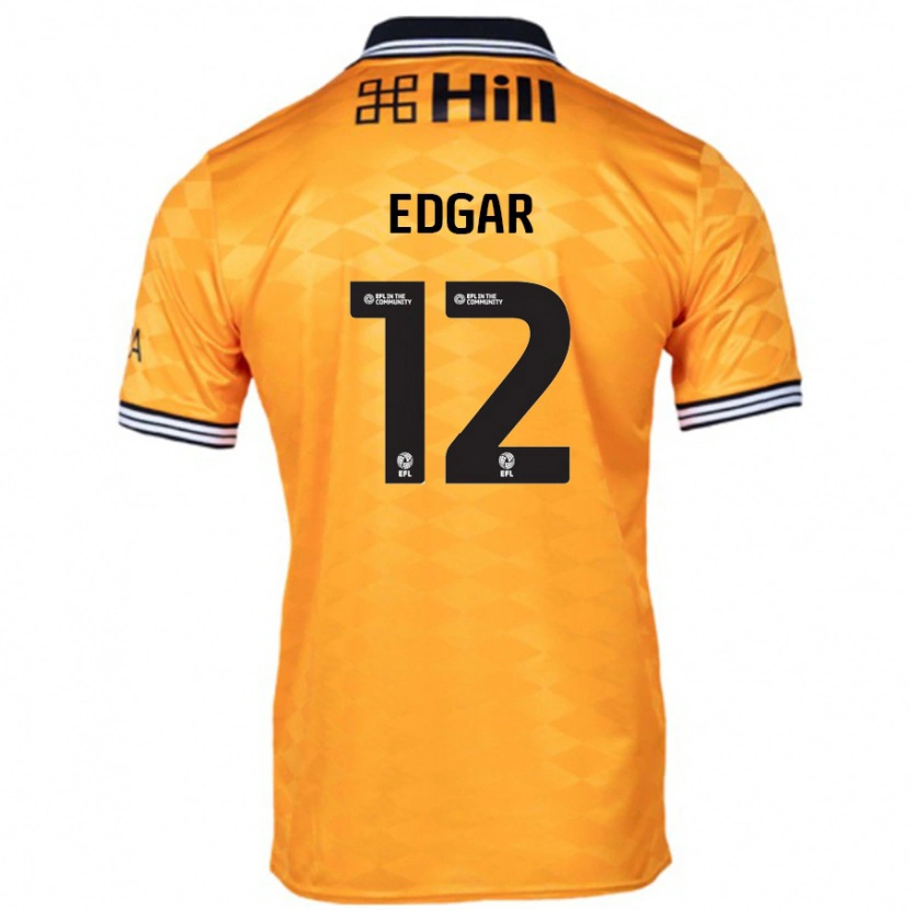 Danxen Kvinder Sammy Edgar #12 Orange Hjemmebane Spillertrøjer 2024/25 Trøje T-Shirt