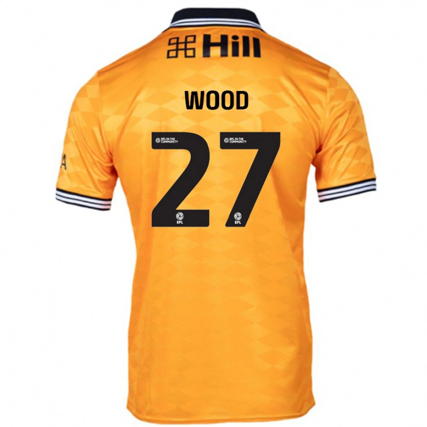 Danxen Kvinder Zoe Wood #27 Orange Hjemmebane Spillertrøjer 2024/25 Trøje T-Shirt