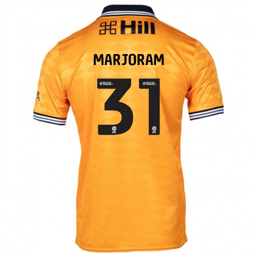 Danxen Kvinder Sophie Marjoram #31 Orange Hjemmebane Spillertrøjer 2024/25 Trøje T-Shirt