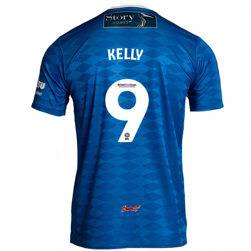 Danxen Kvinder Georgie Kelly #9 Blå Hjemmebane Spillertrøjer 2024/25 Trøje T-Shirt