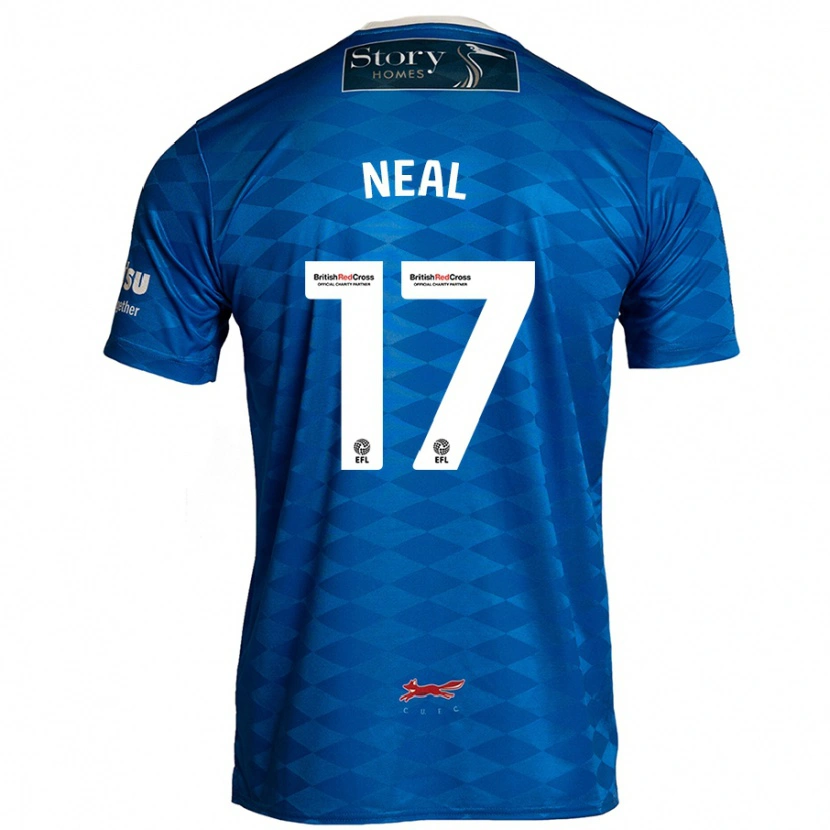 Danxen Kvinder Harrison Neal #17 Blå Hjemmebane Spillertrøjer 2024/25 Trøje T-Shirt