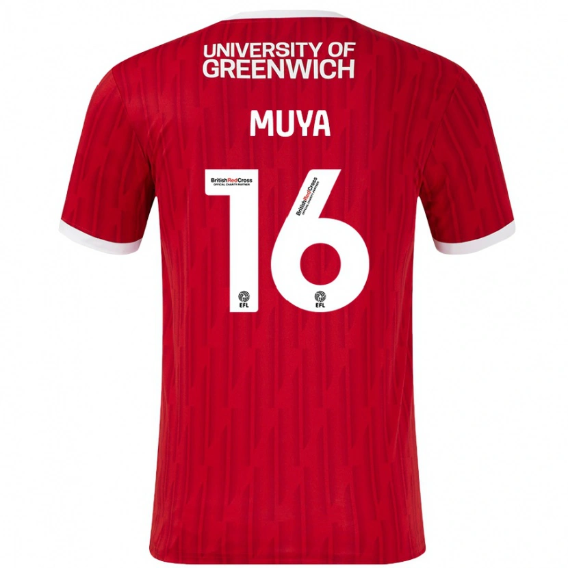 Danxen Kvinder Karin Muya #16 Rød Hvid Hjemmebane Spillertrøjer 2024/25 Trøje T-Shirt