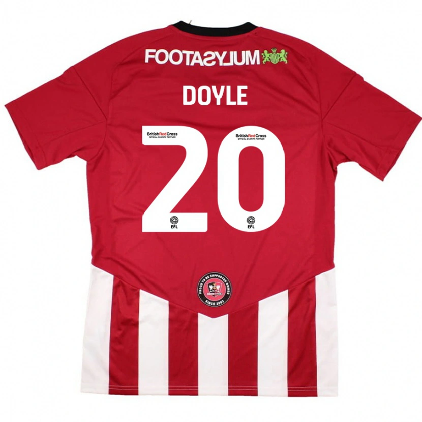 Danxen Kvinder Kamari Doyle #20 Rød Hvid Hjemmebane Spillertrøjer 2024/25 Trøje T-Shirt