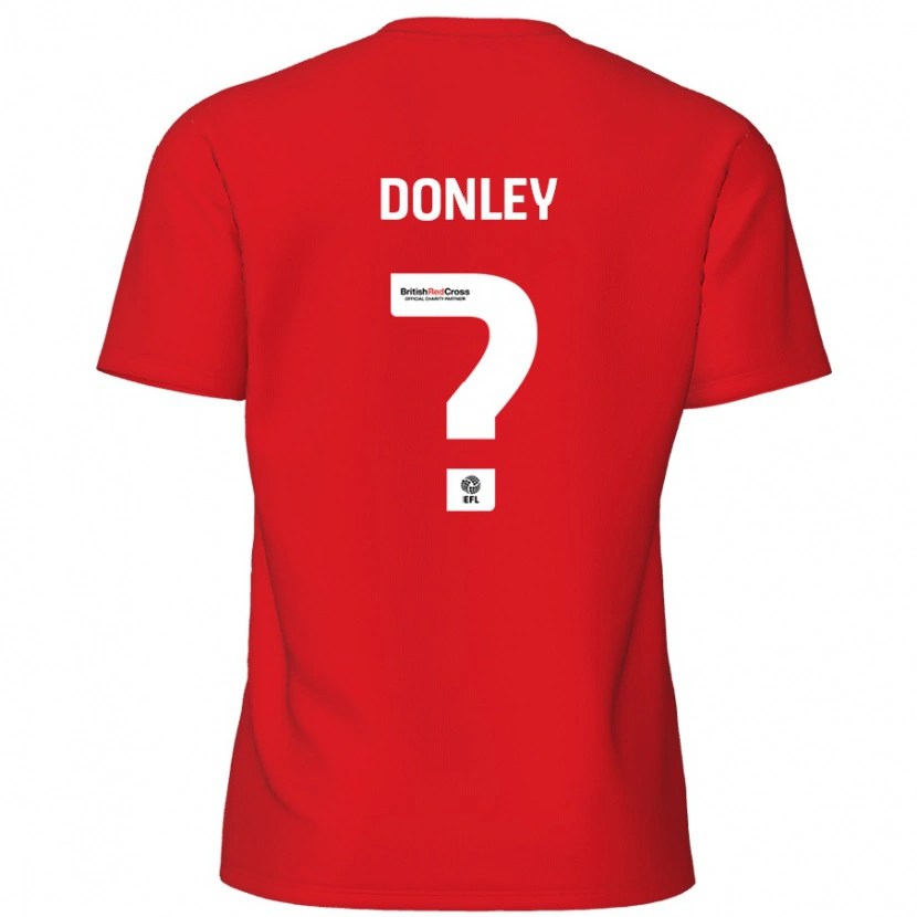 Danxen Kvinder Jamie Donley #0 Rød Hjemmebane Spillertrøjer 2024/25 Trøje T-Shirt