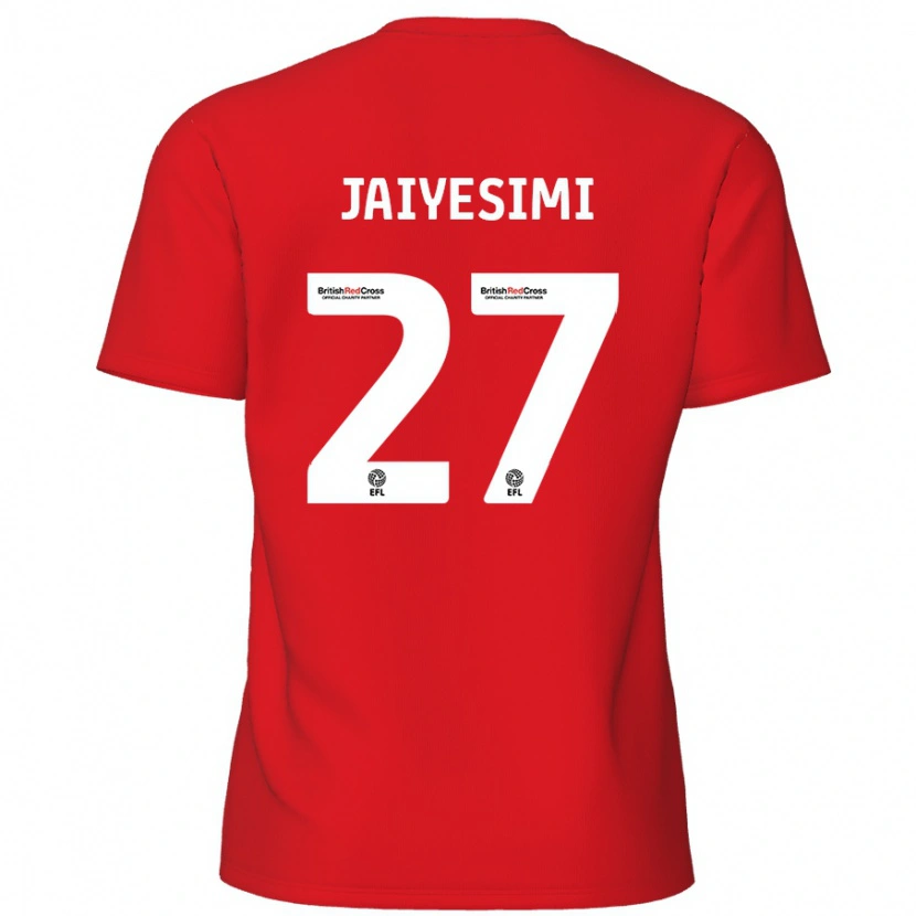 Danxen Kvinder Diallang Jaiyesimi #27 Rød Hjemmebane Spillertrøjer 2024/25 Trøje T-Shirt