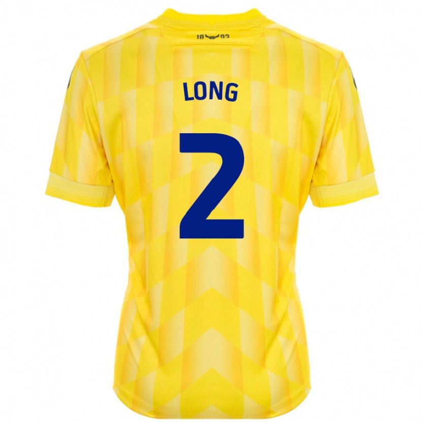 Danxen Kvinder Sam Long #2 Gul Hjemmebane Spillertrøjer 2024/25 Trøje T-Shirt