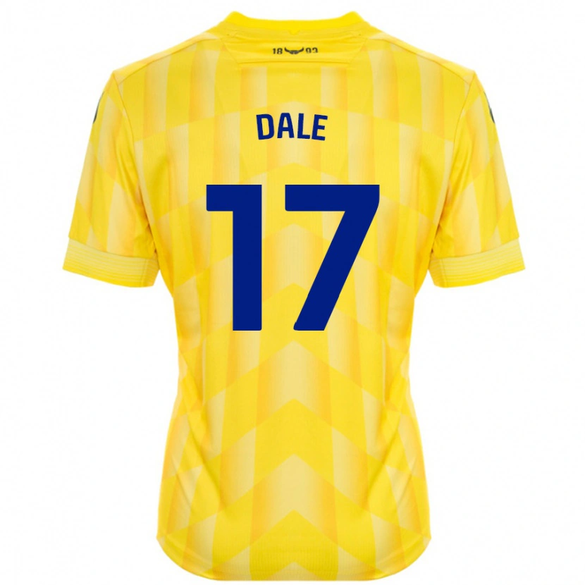 Danxen Kvinder Owen Dale #17 Gul Hjemmebane Spillertrøjer 2024/25 Trøje T-Shirt