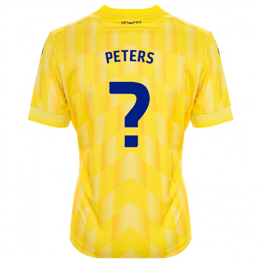 Danxen Kvinder Molly Peters #0 Gul Hjemmebane Spillertrøjer 2024/25 Trøje T-Shirt