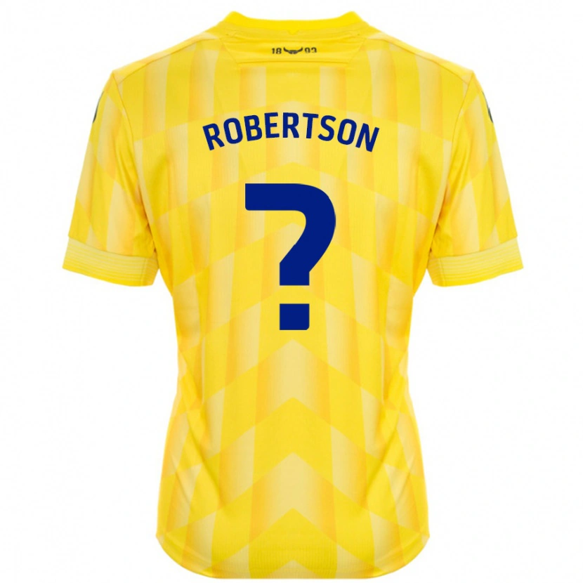 Danxen Kvinder Maddie Robertson #0 Gul Hjemmebane Spillertrøjer 2024/25 Trøje T-Shirt