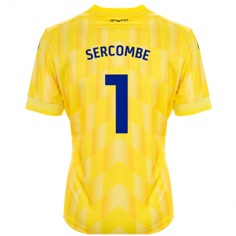Danxen Kvinder Paris Sercombe #1 Gul Hjemmebane Spillertrøjer 2024/25 Trøje T-Shirt