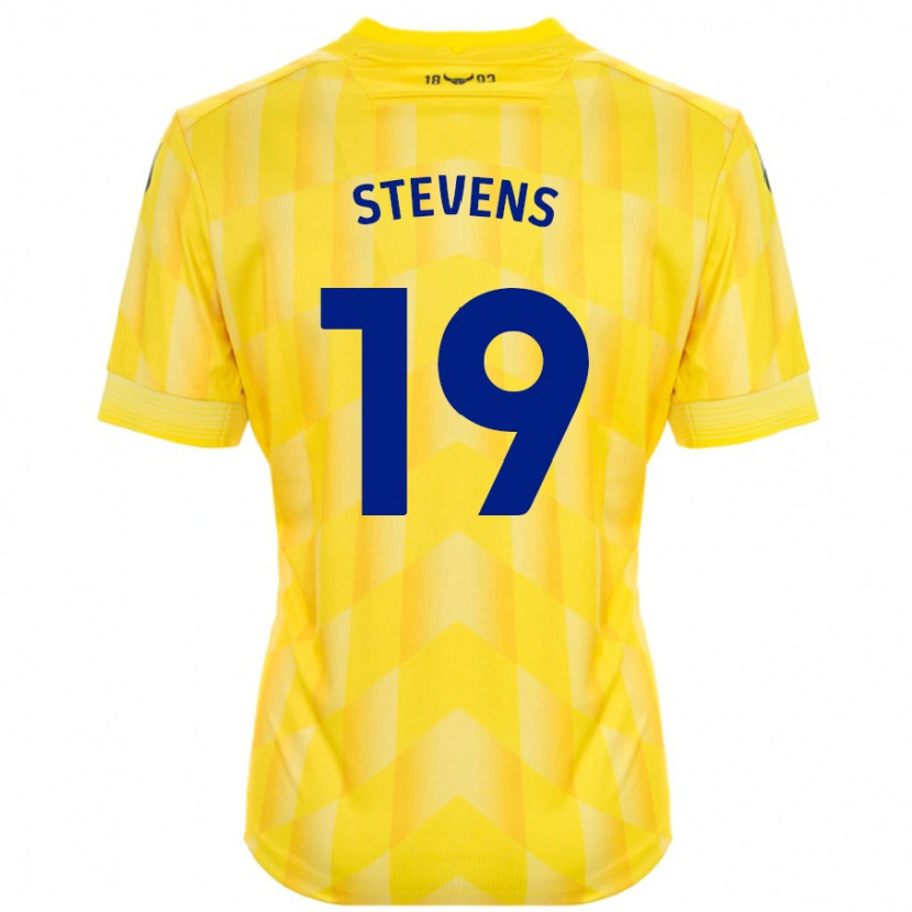 Danxen Kvinder Lily Stevens #19 Gul Hjemmebane Spillertrøjer 2024/25 Trøje T-Shirt