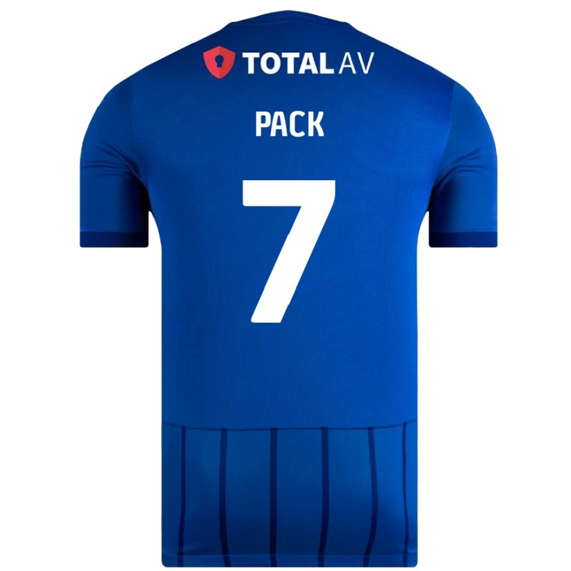 Danxen Kvinder Marlon Pack #7 Blå Hjemmebane Spillertrøjer 2024/25 Trøje T-Shirt