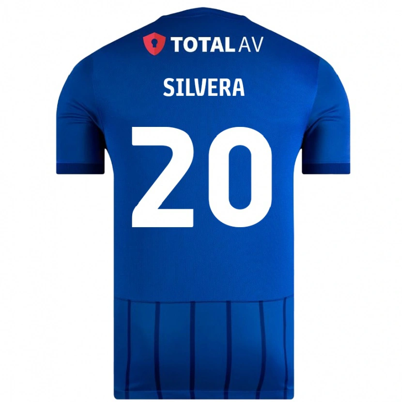 Danxen Kvinder Sam Silvera #20 Blå Hjemmebane Spillertrøjer 2024/25 Trøje T-Shirt