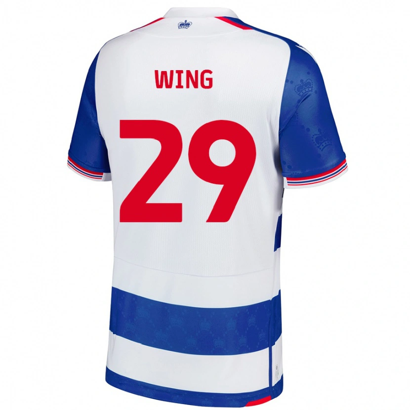 Danxen Kvinder Lewis Wing #29 Blå Hvid Hjemmebane Spillertrøjer 2024/25 Trøje T-Shirt