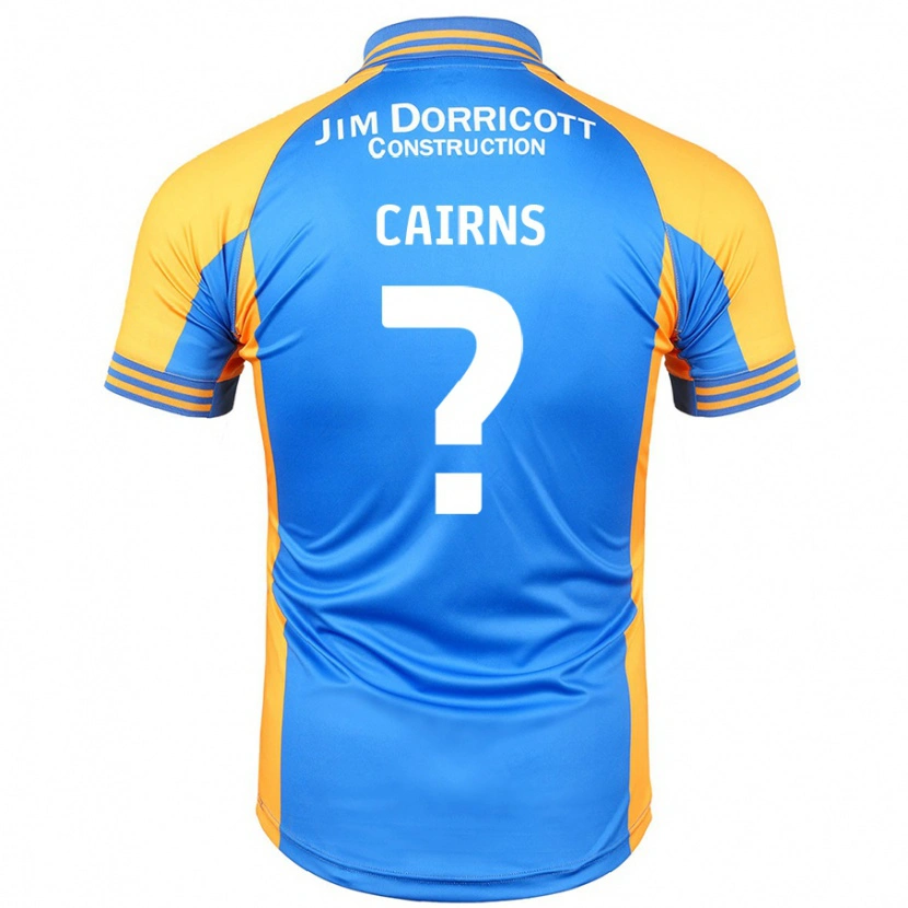 Danxen Kvinder Karsten Cairns #0 Blå Rav Hjemmebane Spillertrøjer 2024/25 Trøje T-Shirt