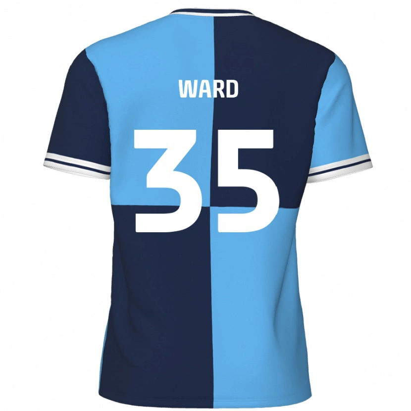Danxen Kvinder Christie Ward #35 Himmelblå Mørkeblå Hjemmebane Spillertrøjer 2024/25 Trøje T-Shirt