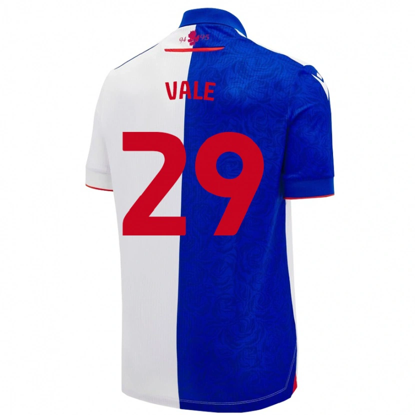 Danxen Kvinder Jack Vale #29 Himmelblå Hvid Hjemmebane Spillertrøjer 2024/25 Trøje T-Shirt