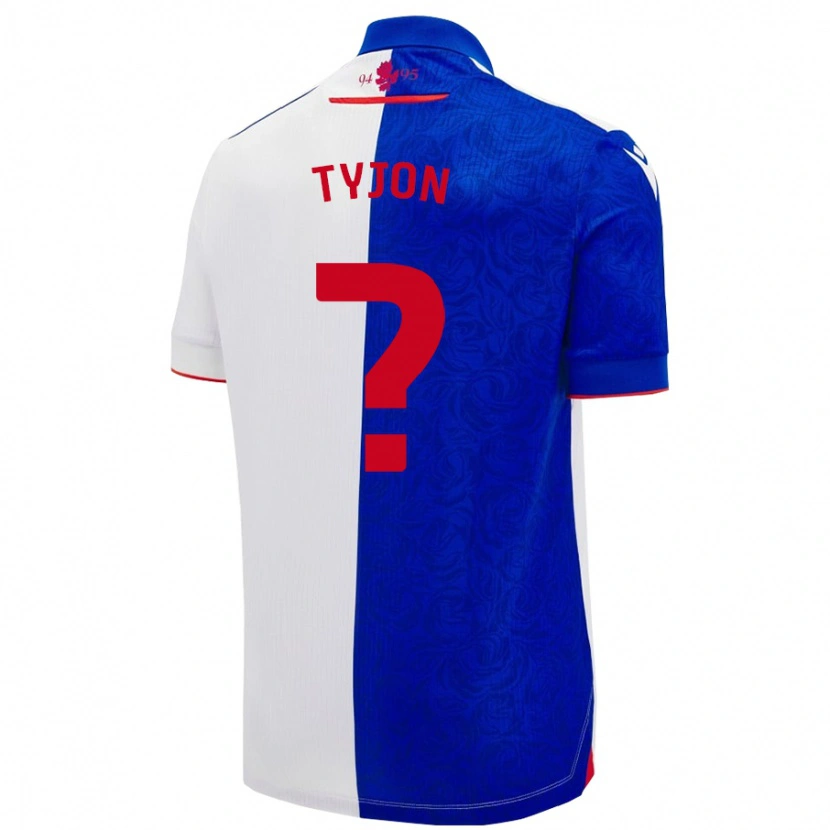Danxen Kvinder Igor Tyjon #0 Himmelblå Hvid Hjemmebane Spillertrøjer 2024/25 Trøje T-Shirt