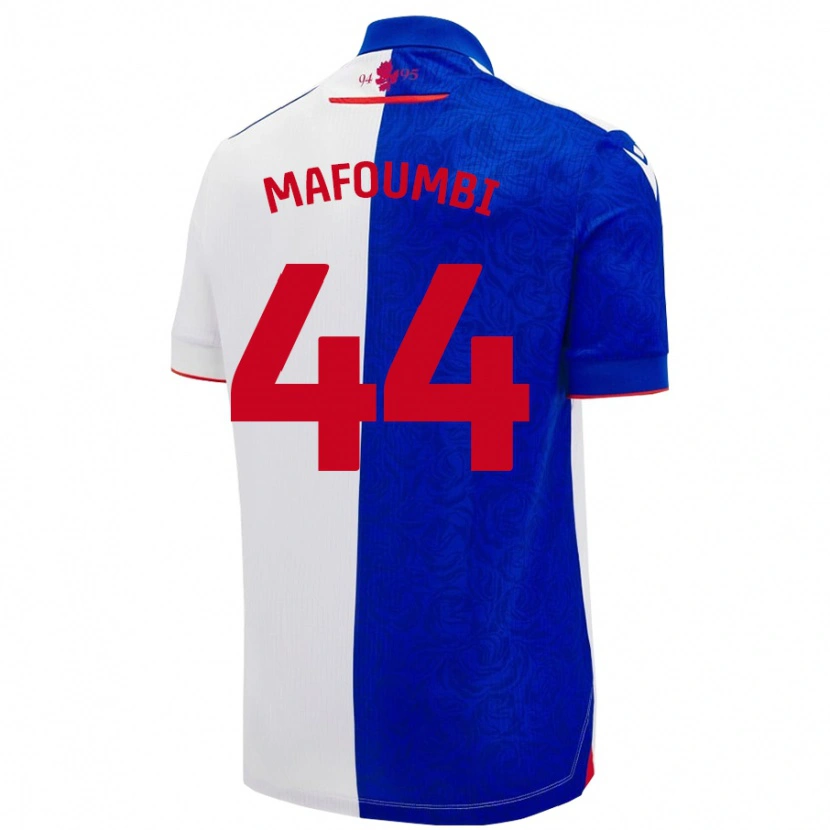 Danxen Kvinder Exaucé Mafoumbi #44 Himmelblå Hvid Hjemmebane Spillertrøjer 2024/25 Trøje T-Shirt