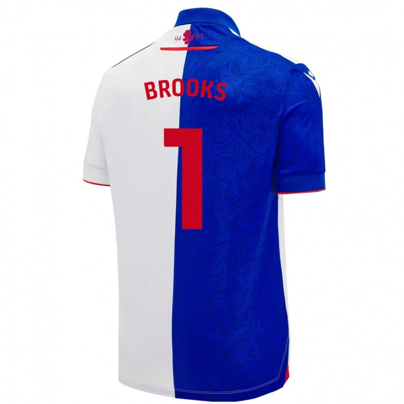 Danxen Kvinder Alexandra Brooks #1 Himmelblå Hvid Hjemmebane Spillertrøjer 2024/25 Trøje T-Shirt