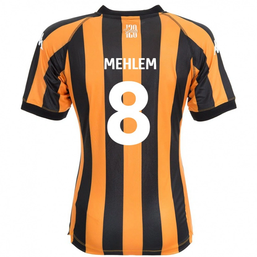 Danxen Kvinder Marvin Mehlem #8 Sort Rav Hjemmebane Spillertrøjer 2024/25 Trøje T-Shirt