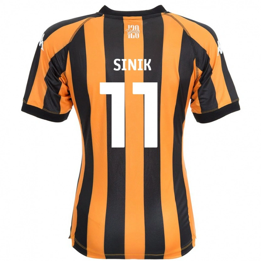 Danxen Kvinder Doğukan Sinik #11 Sort Rav Hjemmebane Spillertrøjer 2024/25 Trøje T-Shirt