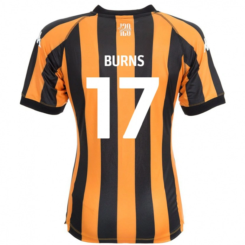 Danxen Kvinder Finley Burns #17 Sort Rav Hjemmebane Spillertrøjer 2024/25 Trøje T-Shirt