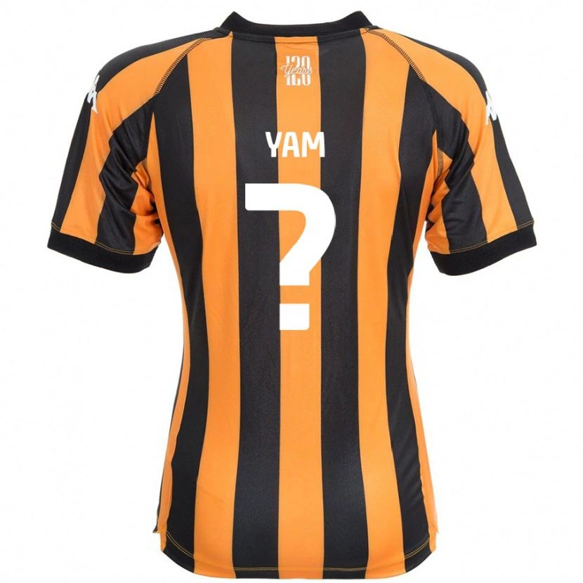 Danxen Kvinder Callum Yam #0 Sort Rav Hjemmebane Spillertrøjer 2024/25 Trøje T-Shirt
