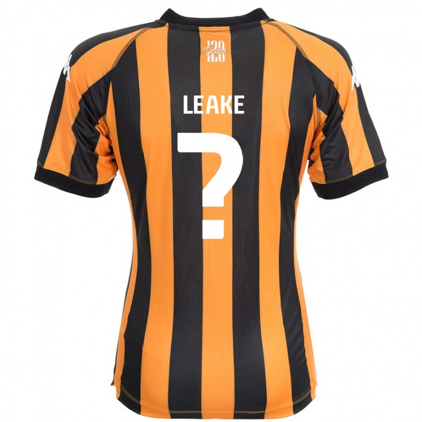 Danxen Kvinder Jake Leake #0 Sort Rav Hjemmebane Spillertrøjer 2024/25 Trøje T-Shirt